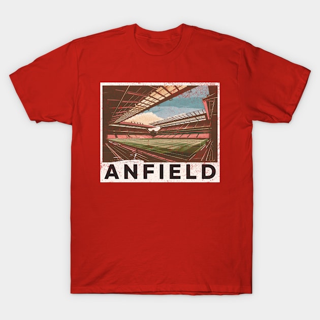 Anfield Liverpool FC LFC T-Shirt by Red since 1892